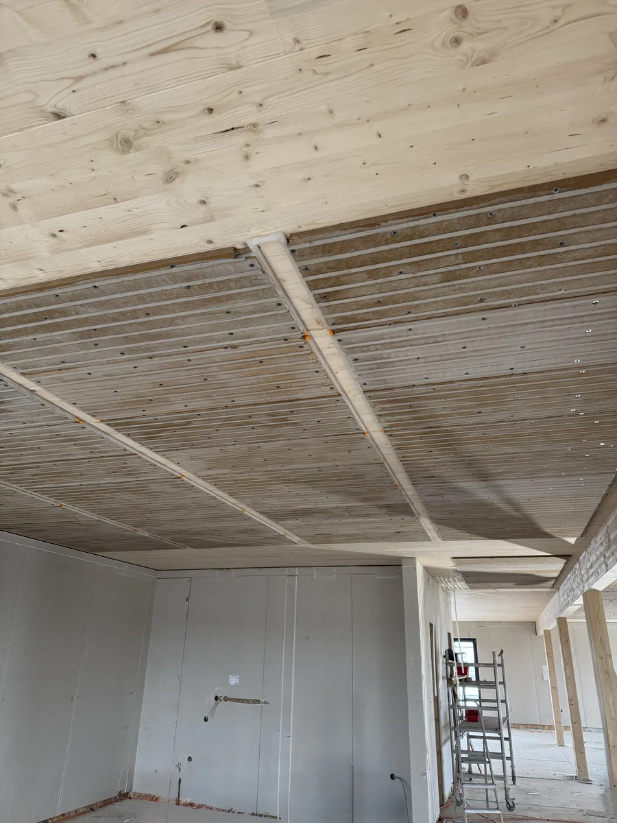 Klimadecke im Ausbau